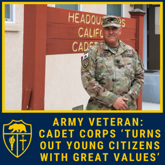 Army Veteran: Cadet Corps ‘turns out young citizens with great values’