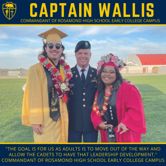 Captain Wallis & Cadets